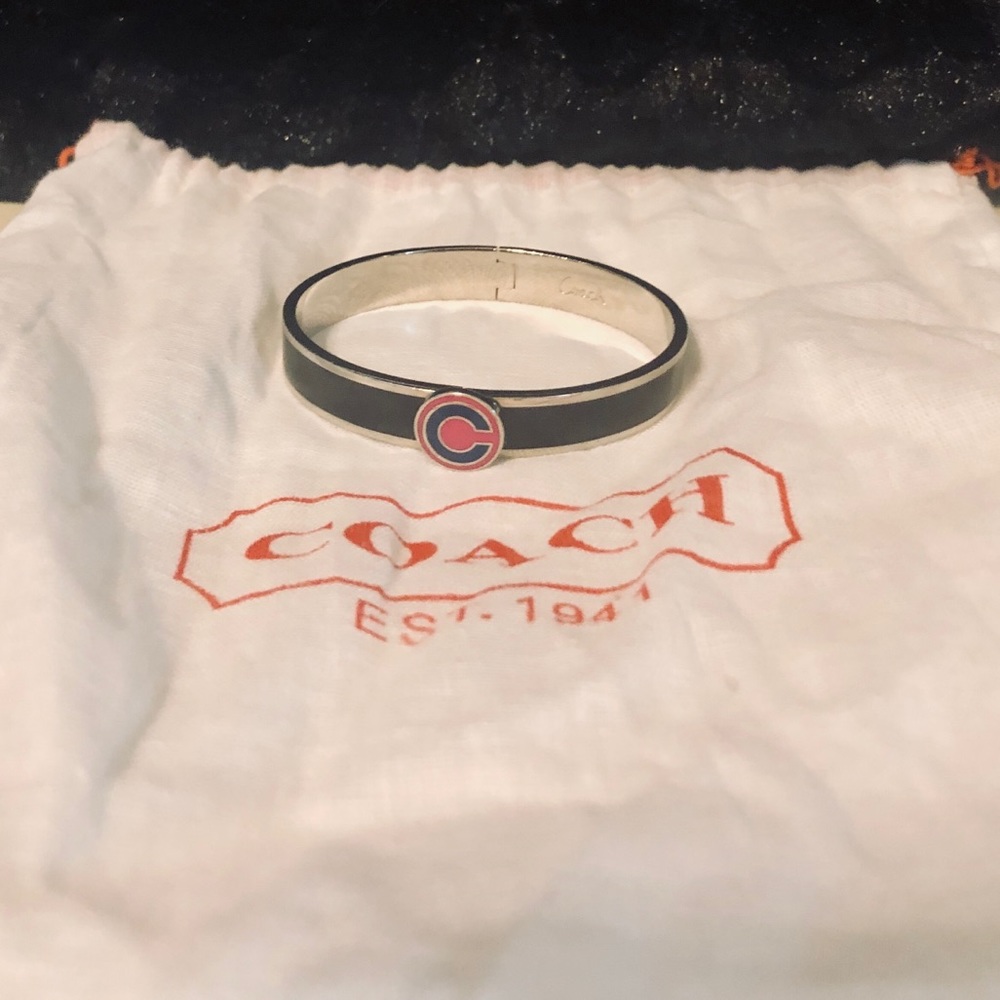 Coach hinged bangle bracelet